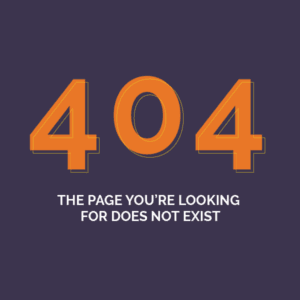 404 Error pop-up
